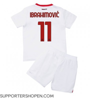 AC Milan Zlatan Ibrahimovic #11 Bortatröja Barn 2022-23 Kortärmad (+ korta byxor)